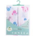 Ideal Baby by the Makers of Aden + Anais Disney Minnie Swaddle, Pack of 2