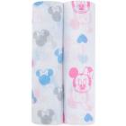 Ideal Baby by the Makers of Aden + Anais Disney Minnie Swaddle, Pack of 2