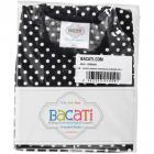 Bacati Small Classic White/Black Damask Wearable Blanket Pack