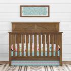 Baby Relax Hathaway 5-in-1 Convertible Crib, Rustic Coffee