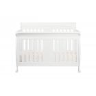 DaVinci Porter 4-in-1 Convertible Crib with Toddler Bed Conversion Kit in White Finish