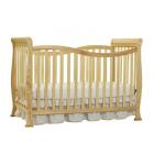 Big Oshi Jessica 7-in-1 Convertible Crib Frame - Modern, Unisex Wood Design for Boys or Girls - Adjustable Height, Low or High - Convertible to Crib, and Day, Toddler, Twin, or Full Bed, Cherry