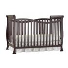 Big Oshi Jessica 7-in-1 Convertible Crib Frame - Modern, Unisex Wood Design for Boys or Girls - Adjustable Height, Low or High - Convertible to Crib, and Day, Toddler, Twin, or Full Bed, Cherry