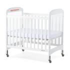 Next Gen Serenity® Fixed-Side Compact Clearview Crib - White