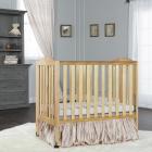 Dream On Me 2-in-1 Folding Portable Crib Natural