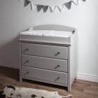 South Shore Cotton Candy Changing Table with Drawers, Multiple Finishes