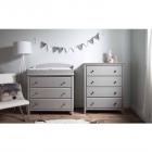 South Shore Cotton Candy Changing Table with Drawers, Multiple Finishes