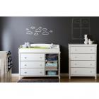South Shore Cotton Candy 3 Drawer Changing Table