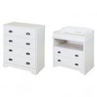 South Shore Fundy Tide Changing Table and 4-Drawer Chest, Multiple Finishes
