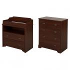 South Shore Fundy Tide Changing Table and 4-Drawer Chest, Multiple Finishes