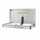 Foundations Full Stainless Horizontal Surface Mount Baby Changing Station