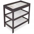 Dream On Me Ridgefield II Changing Table, White with Wire Brushed Pebble Grey