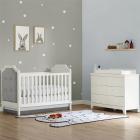 Baby Relax Changing Topper, White