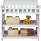 Delta Children Eclipse Changing Table with Pad, Espresso Cherry
