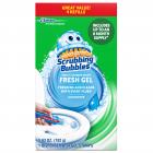 Scrubbing Bubbles Fresh Gel Toilet Cleaning Stamp, Rainshower, Dispenser with 4 Refills