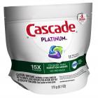 Cascade Platinum Dishwasher Detergent ActionPacs, Fresh, 11 Count