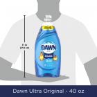 Dawn Ultra Liquid Dish Soap, Original Scent, 40 Fl Oz