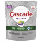 Cascade Platinum Dishwasher Detergent ActionPacs, Lemon, 18 Count