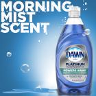 Dawn Platinum, Bleach Alternative, Dishwashing Liquid Dish Soap, Morning Mist, 24 fl oz