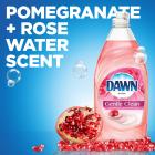 Dawn Gentle Clean Liquid Dish Soap, Pomegranate & Rose Water, 3 Ct, 24 Oz and Dawn Non-Scratch Sponge, 2 Ct