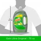 Gain Ultra Liquid Dish Soap, Original Scent, 75 Fl Oz