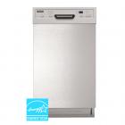 Sunpentown 18" Built-In Dishwasher with Heated Drying, Energy Star, White, SD-9254W