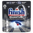 Finish Quantum 58ct, Dishwasher Detergent Tabs, Ultimate Clean & Shine