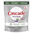 Cascade Platinum ActionPacs Dishwasher Detergent with the Power of Clorox, Fresh, 17 count