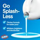 Clorox Splash-Less Liquid Bleach, Fresh Meadow Scent, 55 Ounce Bottle