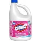 Clorox Splash-Less Liquid Bleach, Fresh Meadow Scent, 116 Ounce Bottle