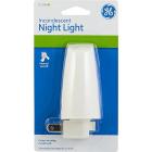 Lights by Night Incandescent Plug-In Night Light, Manual On/Off, White Shade, 52194