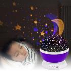 Night Light Projector ,DIGOO LED Starry Moon 360 Degree Rotating Cosmos Romantic Room Star Projector , Starry Moon Sky Night Projector Kid