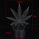 3D Optical Illusion LED Night Light Maple Leaf Acrylic 7 Color Changing Table Desk Lamp Bedroom Home Decor Christmas Birthday Valentine's Day Gift