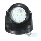 KingSo LED Sensor Light 9 SMD PIR Motion Activated Cordless Night Lamp White In/Outdoor Garden Wall Patio