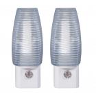 Amerelle 70056 LED Faceted Auto On/Off Night Light, 2-Pack