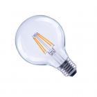 60-Watt Equivalent G25 Globe Clear Glass Filament Dimmable LED Light Bulb Soft White (6-Pack)