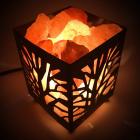 Himalayan Glow Tree Design Basket Lamp Night Light with Salt Chunks
