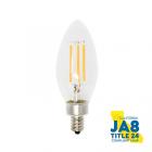 Simply Conserve LED Light Bulb, 4W (40W Equiv) Dimmable Candelabra, Warm White