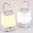 Portable LED Bedside Lamp Dimmable Wireless Speaker Bedroom Lamp Night Light for Adults Children Christmas Gift
