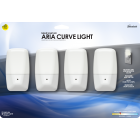 Westek NL-ARIA-F4 Aria Curve Night Light, Frosted, 4-pack