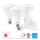 LEDPAX BR40 Dimmable LED Bulb, 17W (85W equivalent), 2700K , 1100 Lumens, CRI 80, UL, ES Certified, 8 Pack