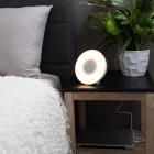 Lavish Home Sunrise Digital Alarm Clock, Wake Up Light, Nature Sounds, Radio, Touch Control, LED Display Color Changing Night Light by Lavish Home