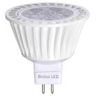 5 Pack Bioluz LED MR16 LED Bulb Dimmable 50W Halogen Replacement Uses 7w 3000K 12V AC/DC UL listed