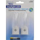 Great Value Automatic Night Light, Daylight LED, 2 Count
