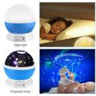 Rotating 360-Degree Romantic Cosmos Star, Sky and Moon Projector, 3 Modes, 4 LED Beads