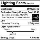 Euri LED Light Bulb, BR30, 7.5W (50W Equivalent), Soft White