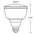 Viribright PAR30 LED Flood Lamp (8 pack) 65 Watt Replacement, Warm White 2700K, E26 Base, Dimmable