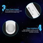 [Touch Sensor] 4 LED Wireless Night Light Closet Cabinet Lamp, Battery Powered for Household Hotel