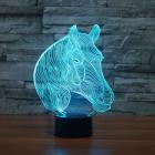 3D illusion Visual Night Light Horse Shape Desk Lamp with 7 Colors LED Change Gift Bedroom Home Decor