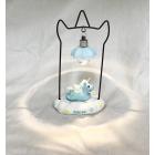 Creative Motion Night Light with a Smile on the base and Baby Unicorn on a swing; Product Size: 4.25 x 7.8 x 2.6